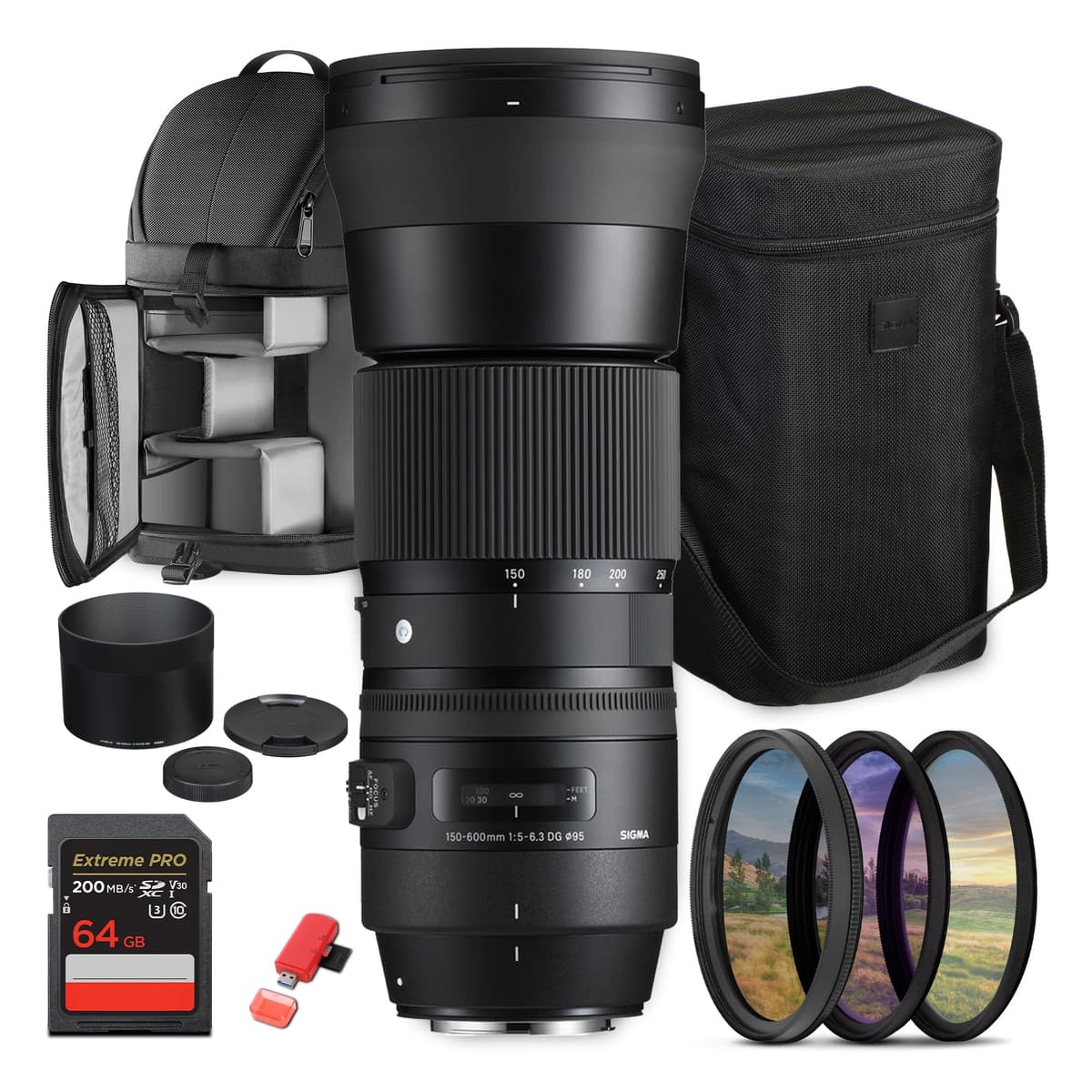 Sigma 150-600mm f/5-6.3 DG OS HSM Contemporary para Canon EF, Telezoom 150-600mm, Estabilizador Óptico, Resistente al Clima 745-101_AG5_2