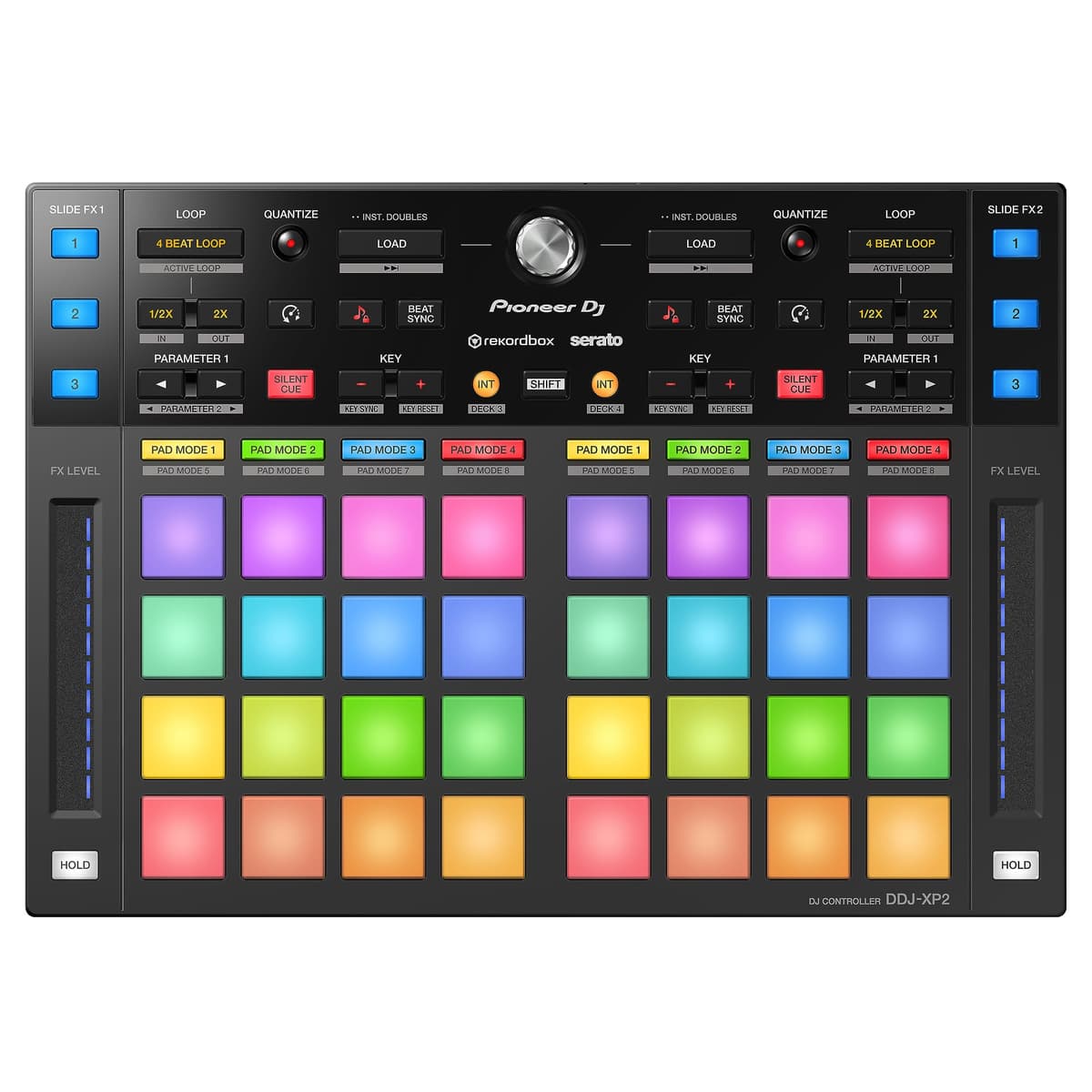 Controlador sub-Pioneer DJ DDJ-XP2 para Rekordbox DJ/Serato DJ Pro