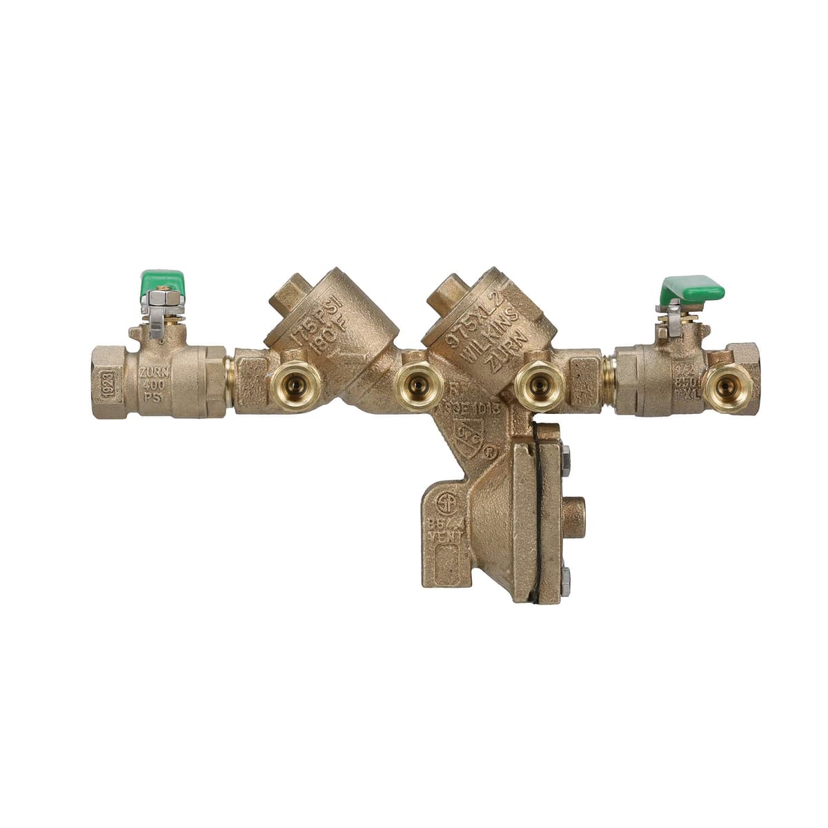 Zurn Wilkins 12-975XL2 1/2" Preventor de retroflujo de principio de presión reducida 975XL2 GID-483026LF