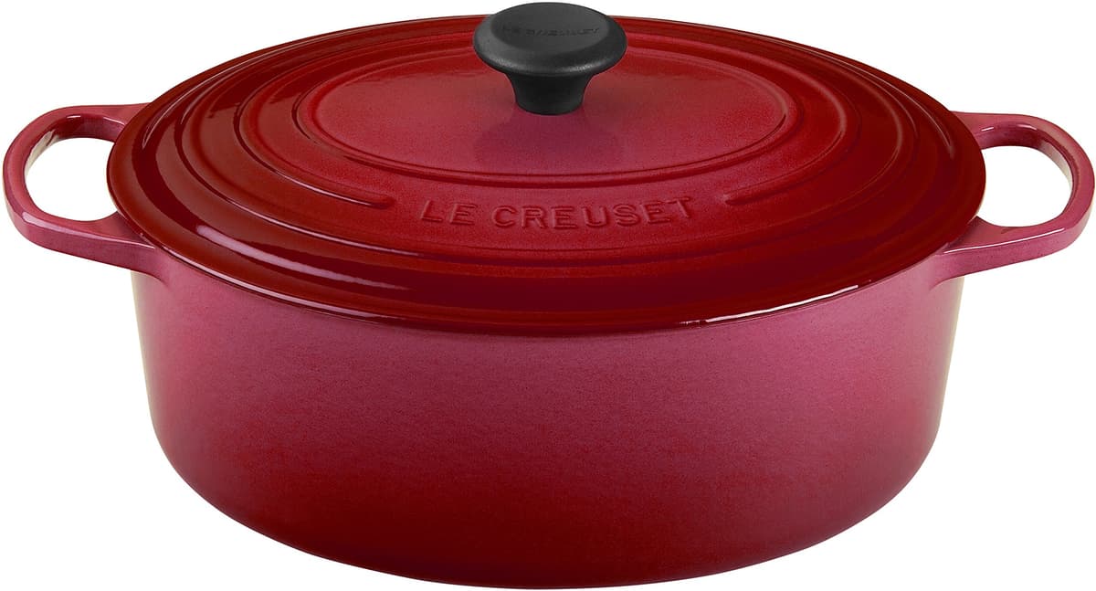 Le Creuset Signature Olla Francesa Oval 9.5 qt., Cerise LS2502-3567