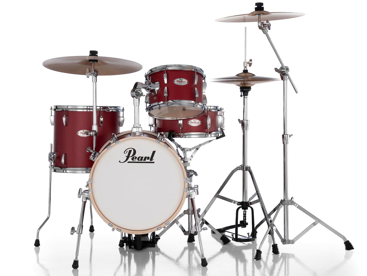 Pearl Midtown Kit de Batería 4 piezas Matte Red (MT564/C747)