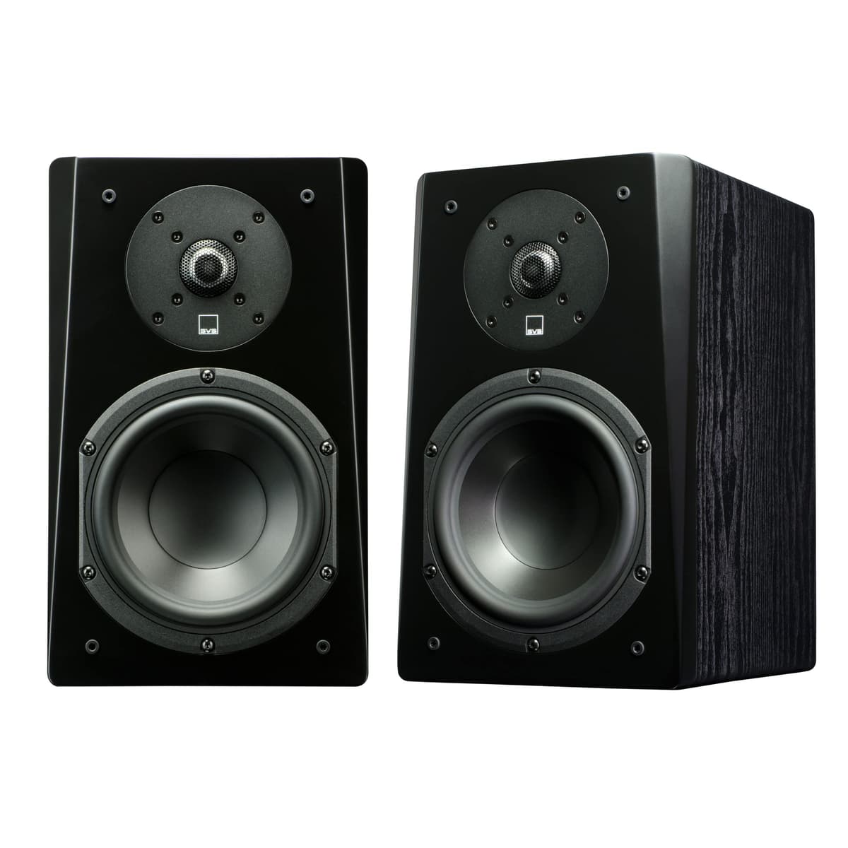 SVS Prime Bookshelf Speakers - Par (Premium Black Ash) Prime Bookshelf - Black Ash