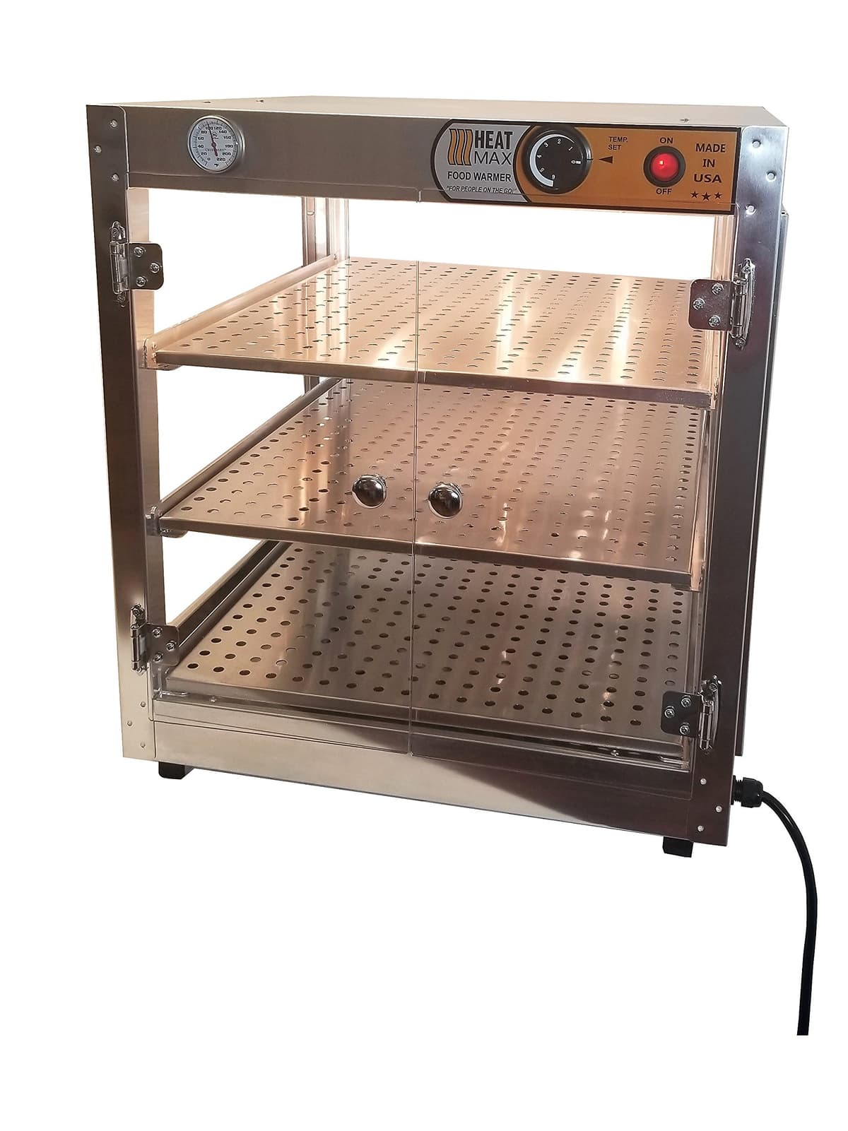 Calentador de alimentos HeatMax 202024 para pizza y exhibición, fabricado en USA