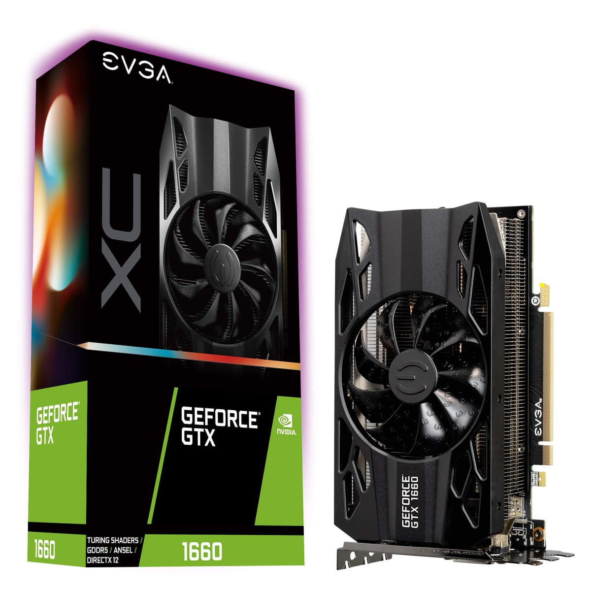 EVGA 06G-P4-1163-KR Tarjeta gráfica GeForce GTX 1660 XC Gaming