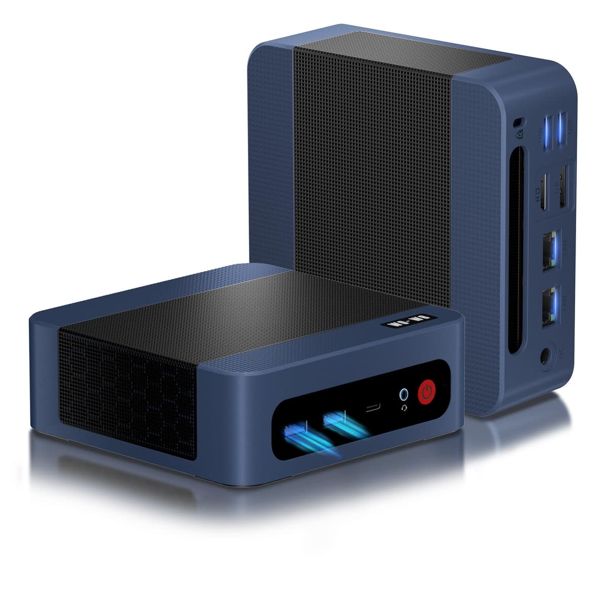 wo-we P8 Mini PC AMD Ryzen 5 7640HS, 32GB DDR5, 1TB PCIe 4.0, USB4, Triple Display, Dual 2.5G LAN, WiFi 6E