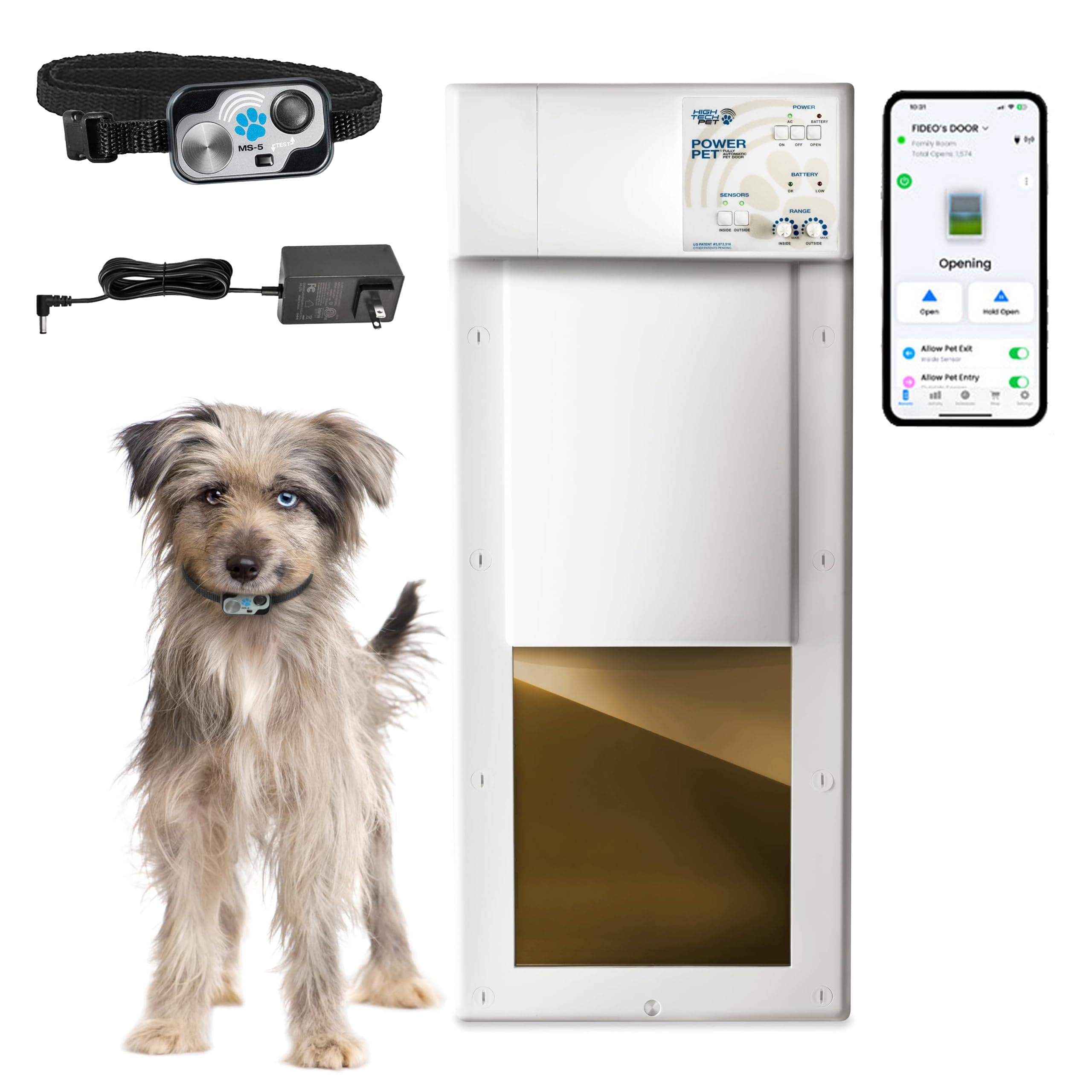Puerta Electrónica para Mascotas Power Pet Habilitada para WiFi PX1-WIFI