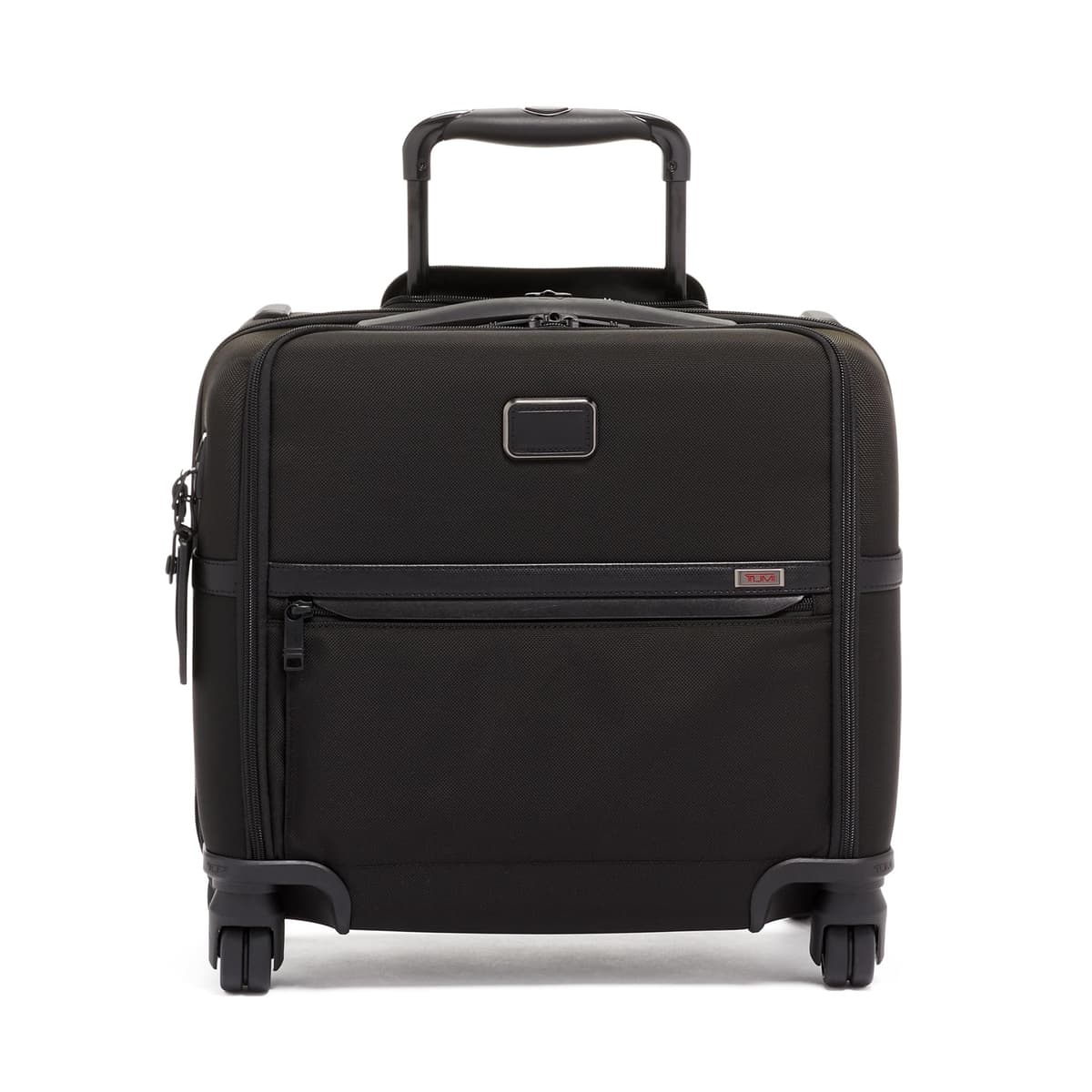 TUMI Alpha Compact 4 Wheeled Brief - Maletín rodante compacto para laptop hasta 15" - Negro 117157-1041