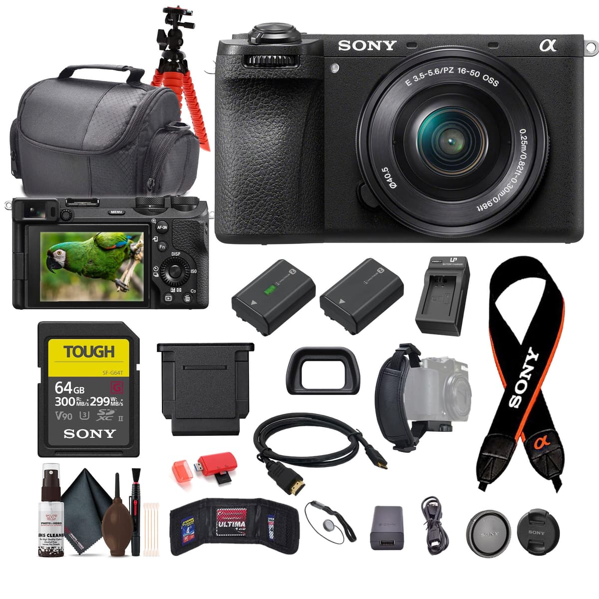 Sony a6700 Mirrorless Vlogger Camera con 16-50mm + 64GB Tough + Batería NP-FZ100 + Accesorios ILCE-6700L_EDIAV_1
