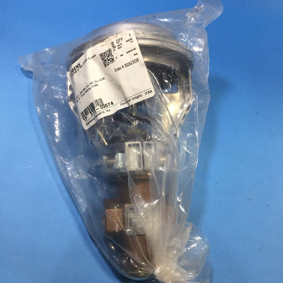 Siemens 270-03074 2WNC SS LN VR FXF 0.50/2.50
