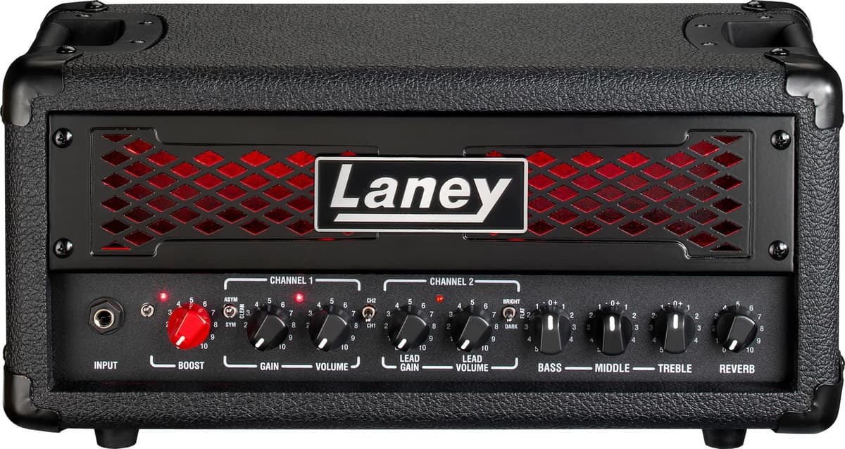 Cabezal Amplificador de Guitarra Laney IRF Dual Top, 60 Watts