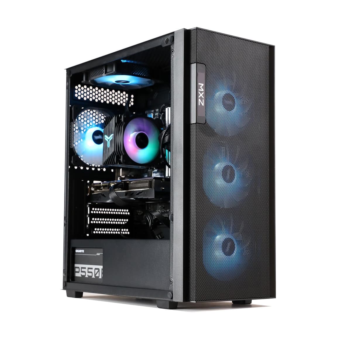 MXZ Gaming PC, Intel i5-13400F, RTX 5060, 16GB DDR4, 500GB NVMe, 6 RGB Fans, Windows 11 Pro MXZ-131