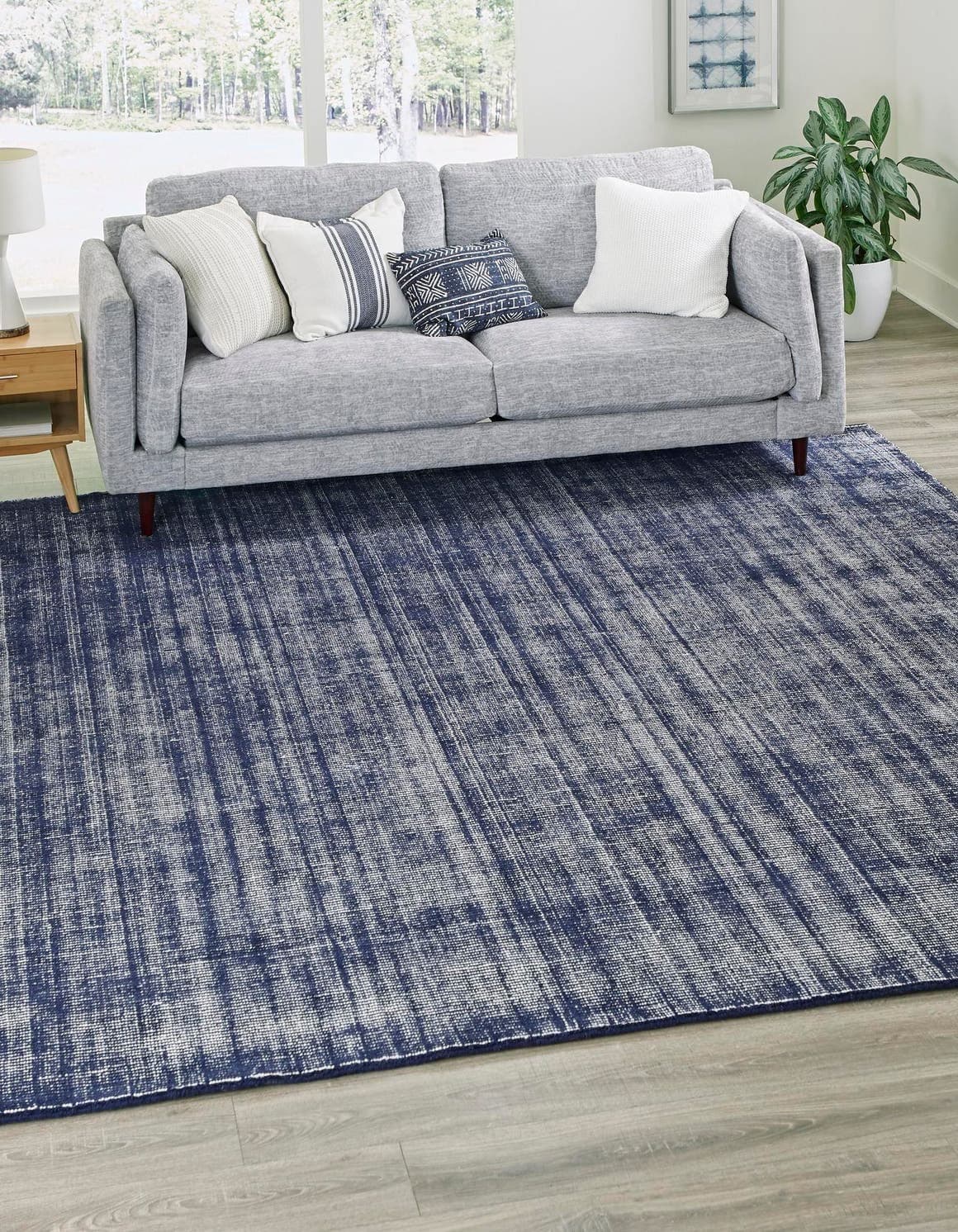 Unique Loom Alfombra English Manor colección Jill Zarin (10' cuadrada, Blueberry/Ivory) 3170898