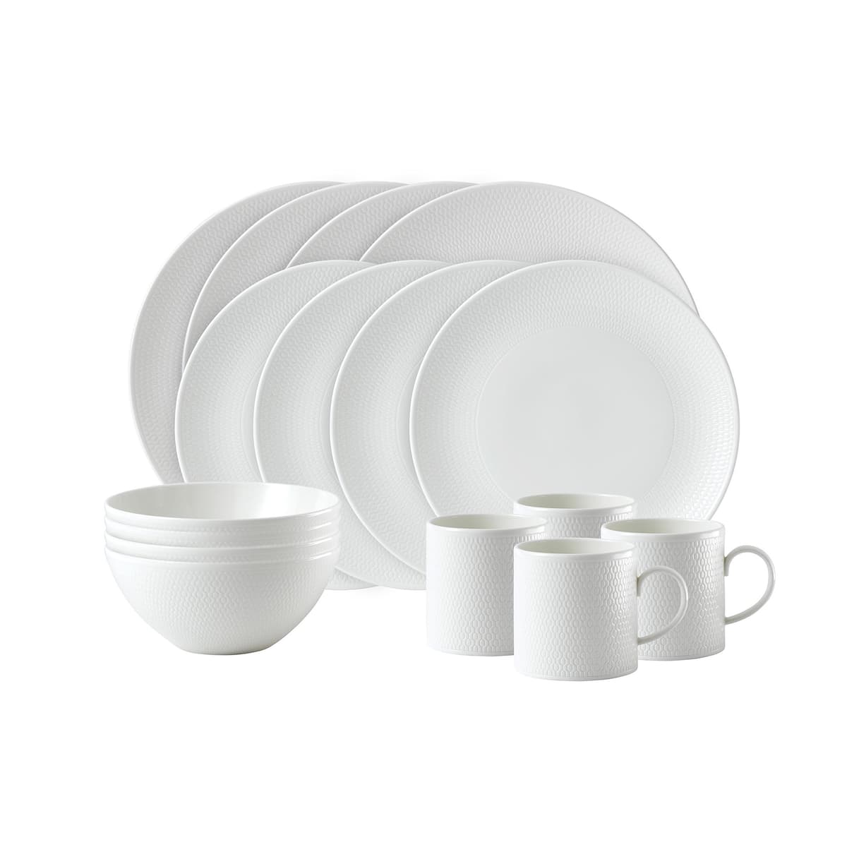 Wedgwood Gio Juego de Vajilla 16 Piezas Fine Bone China 40023857