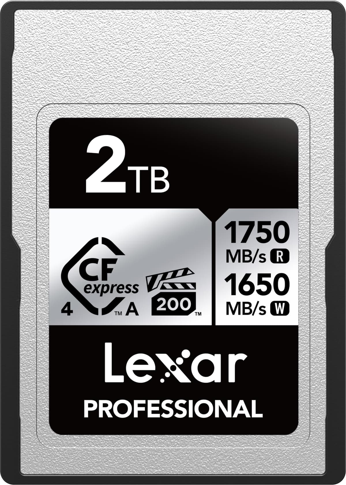 Lexar Tarjeta de Memoria CFexpress Tipo A Profesional Silver 2TB 4.0, para Fotógrafos y Videógrafos, hasta 1750/1650 MB/s, Video 8K (LCAEXS4002T-RNENU)