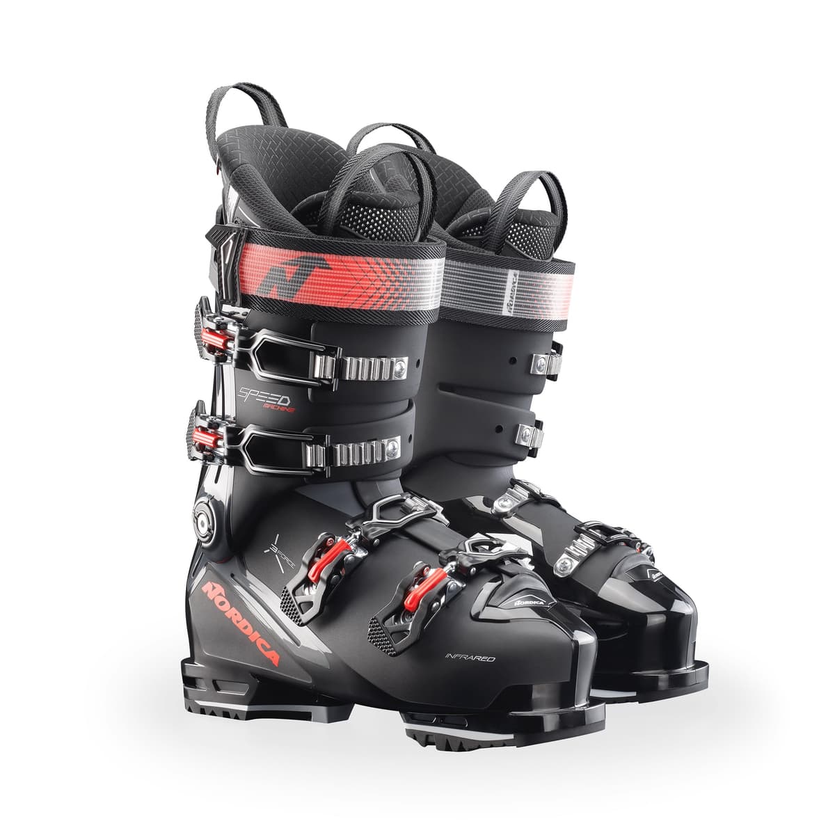 NORDICA Speedmachine 3 110 Botas de esquí all-mountain para hombre, Negro/Antracita/Rojo, 27.5 050G22007T1-27.5