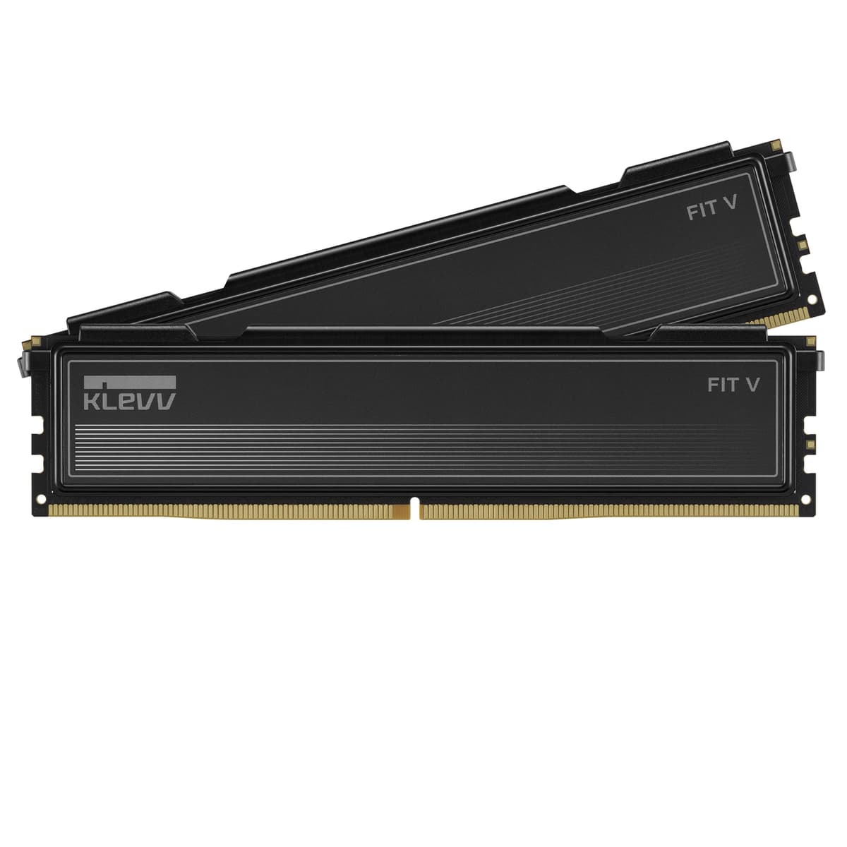 KLEVV FIT V DDR5 32GB (2x16GB) 6000MHz CL28 SK Hynix A-Die 1.4V Memoria RAM para PC de Escritorio Gaming XMP 3.0 / Compatible AMD Expo - Negro (KD5AGU880-60B280L)