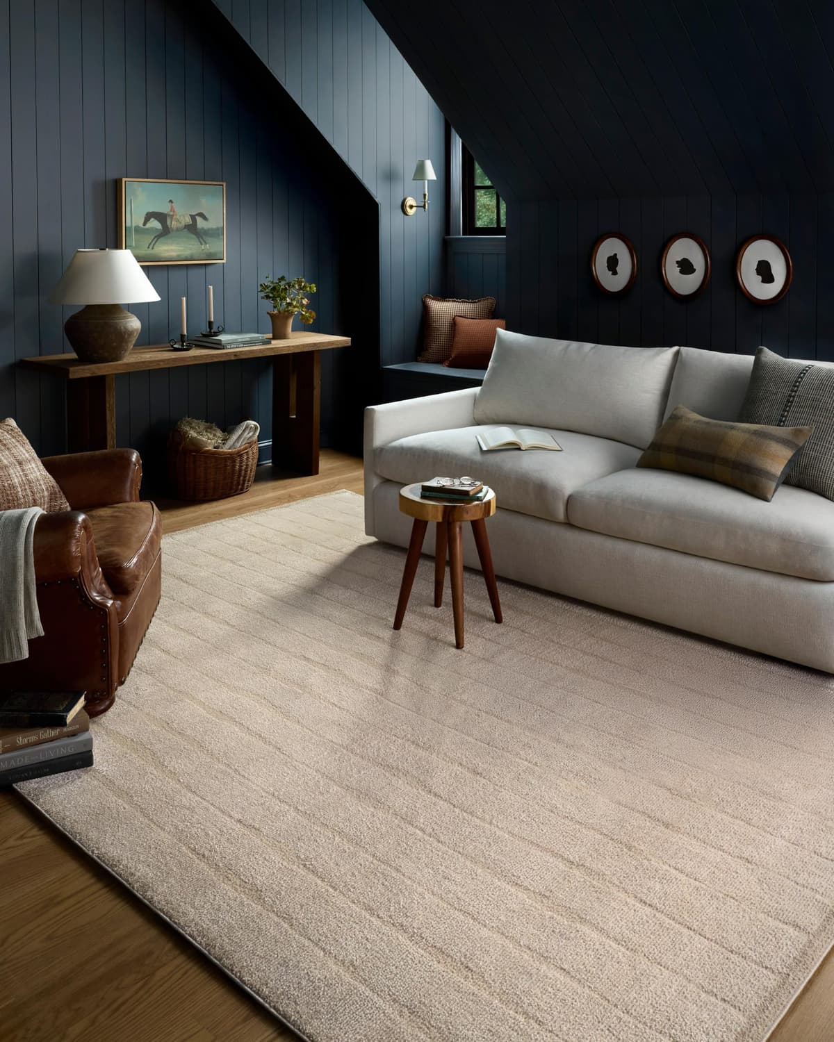Loloi Alfombra Chris Loves Julia Calvin CLV-02 Ivory/Oatmeal 9'-6" x 12'-6" CALVCLV-02IVOT96C6
