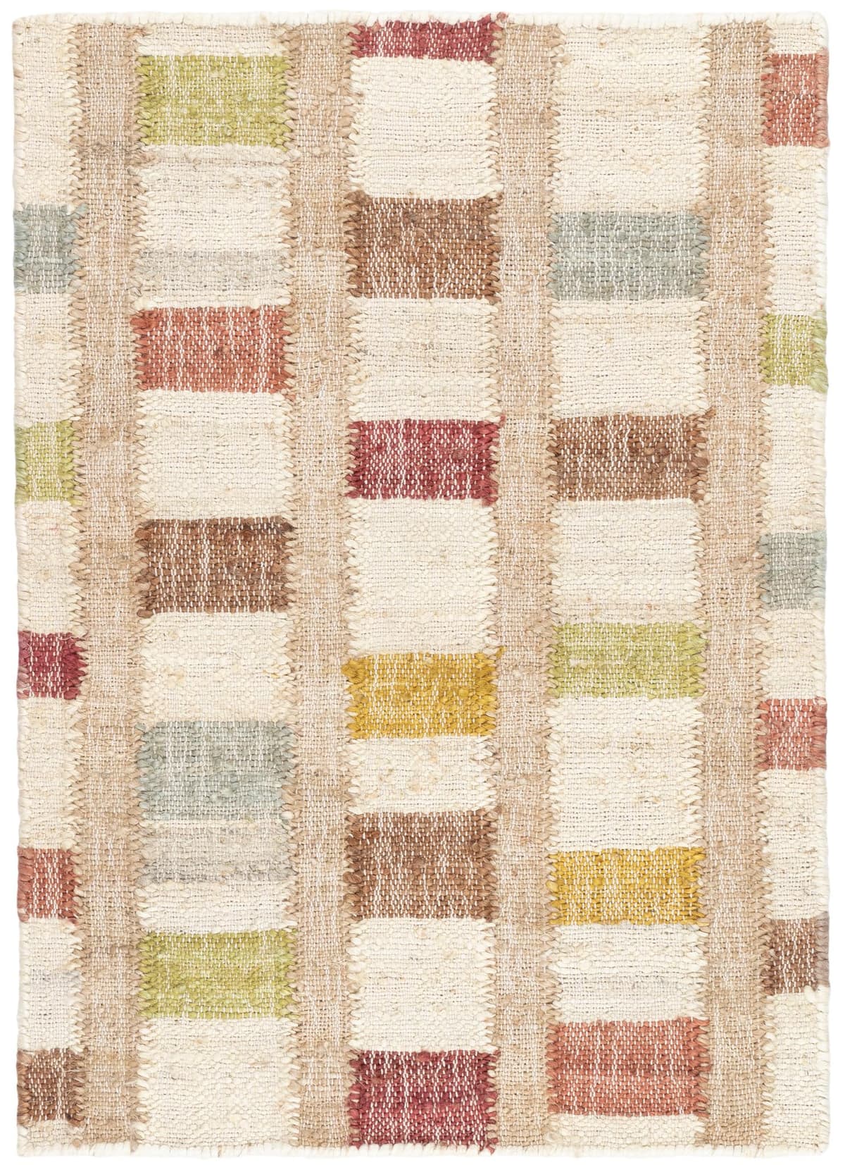 Dash and Albert Mosaic Multi Handwoven Jute Rug, 8.5 x 11.5 ft, patrón geométrico multicolor DA1403-912