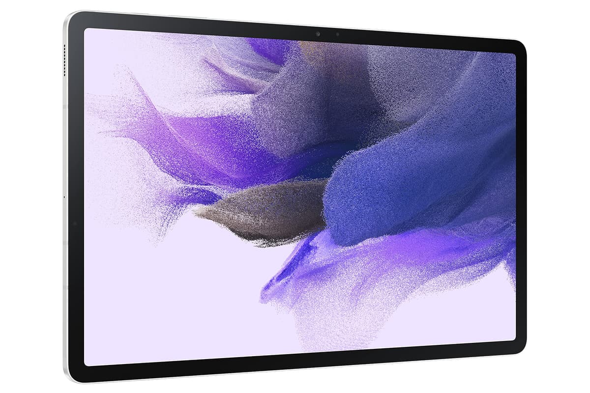 SAMSUNG Galaxy Tab S7 FE 12.4” 256GB WiFi Tableta Android, Pantalla Grande, S Pen Incluido, Conectividad Multi Dispositivo, Batería de Larga Duración, Versión EE. UU., 2021, Plata Mística SM-T733NZSFXAR