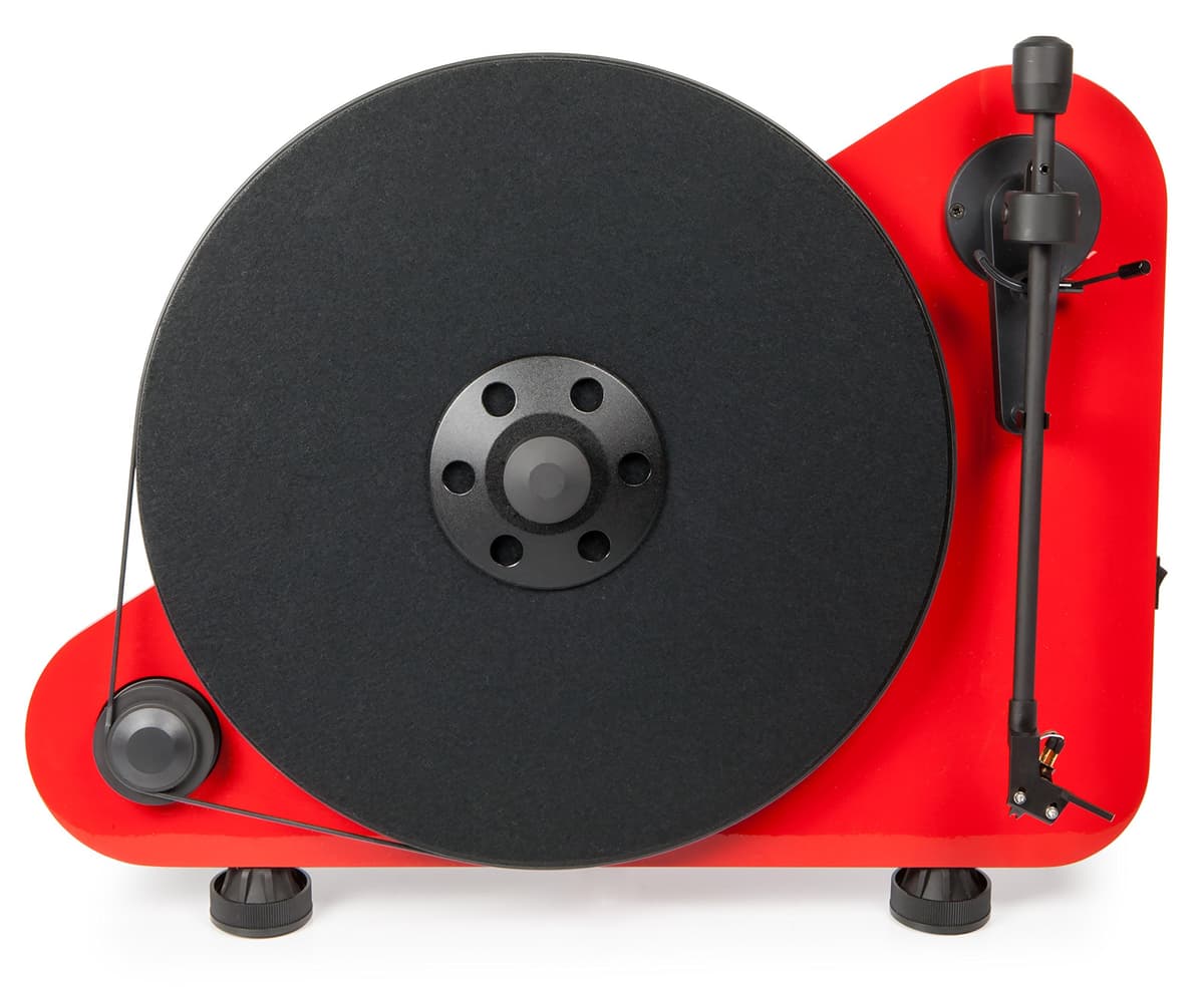 Pro-Ject VT-E BT R tocadiscos inalámbrico vertical, rojo brillante VT-E BT R (red)