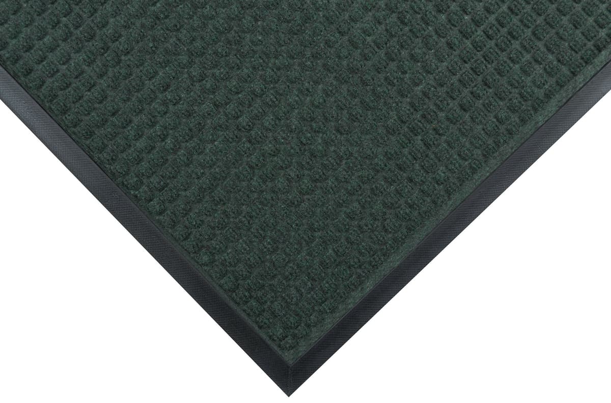 NoTrax Guzzler 4' x 10' Tapete de Entrada con Respaldo de Goma - Hunter Green (166S0410GN)
