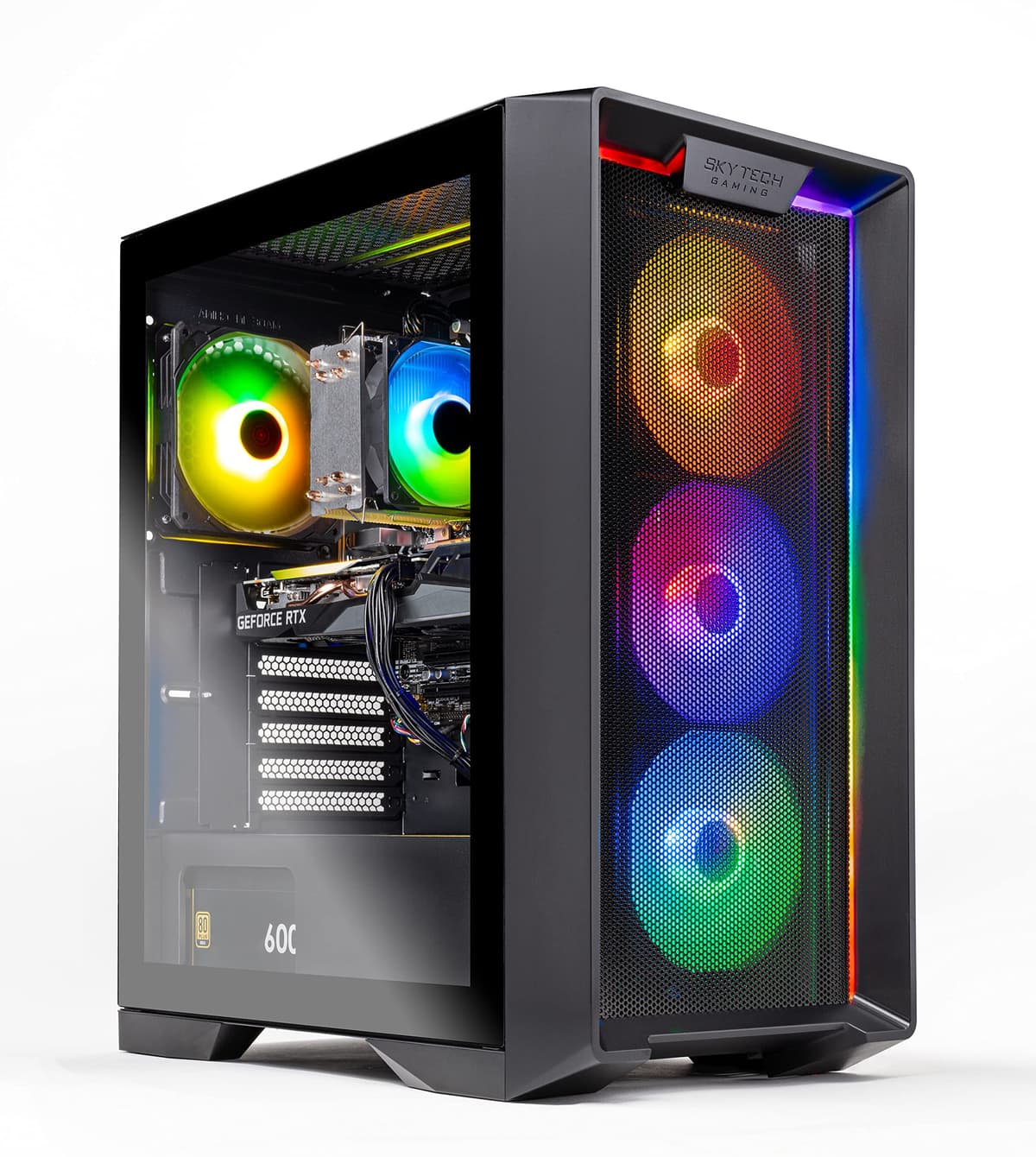 Skytech Nebula PC Gaming - Intel i3-12100F, RTX 3050, 16GB, 500GB NVMe, Win11 ST-NEBULA-0515-B-AM