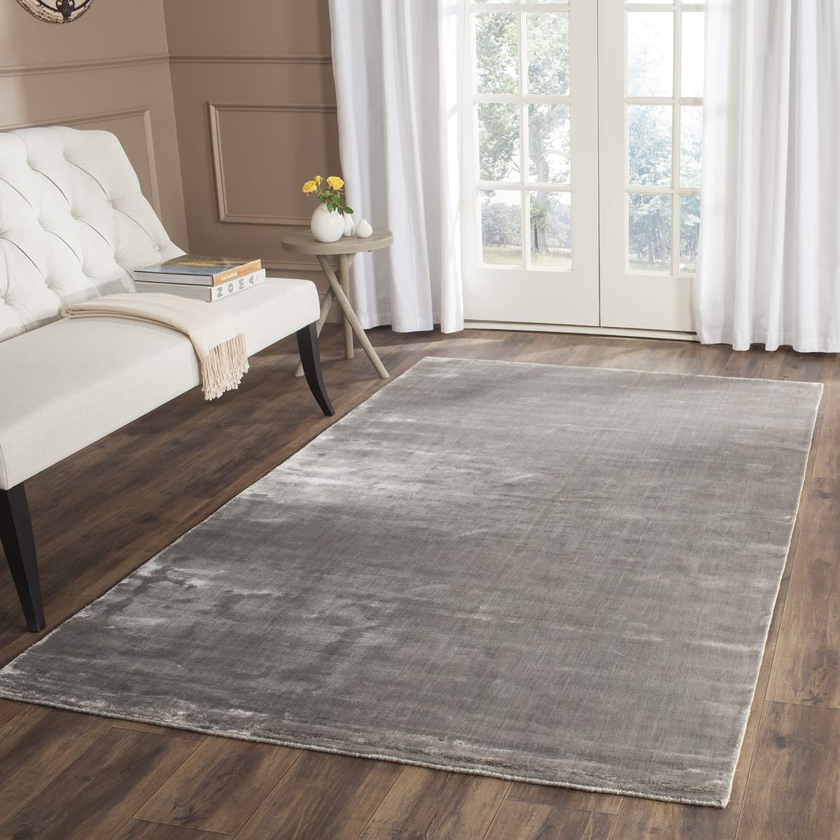 SAFAVIEH Mirage Collection Area Rug 5' x 8' Steel MIR344R-5