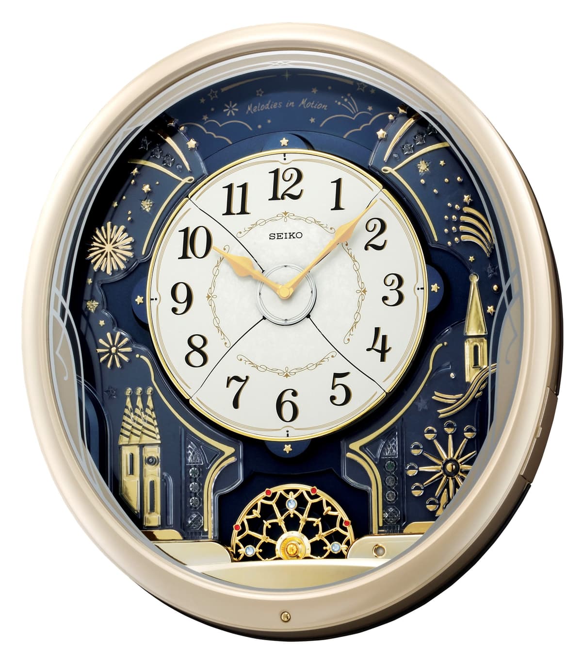 Seiko Melodies in Motion Starry Night Reloj de Pared QXM239SRH