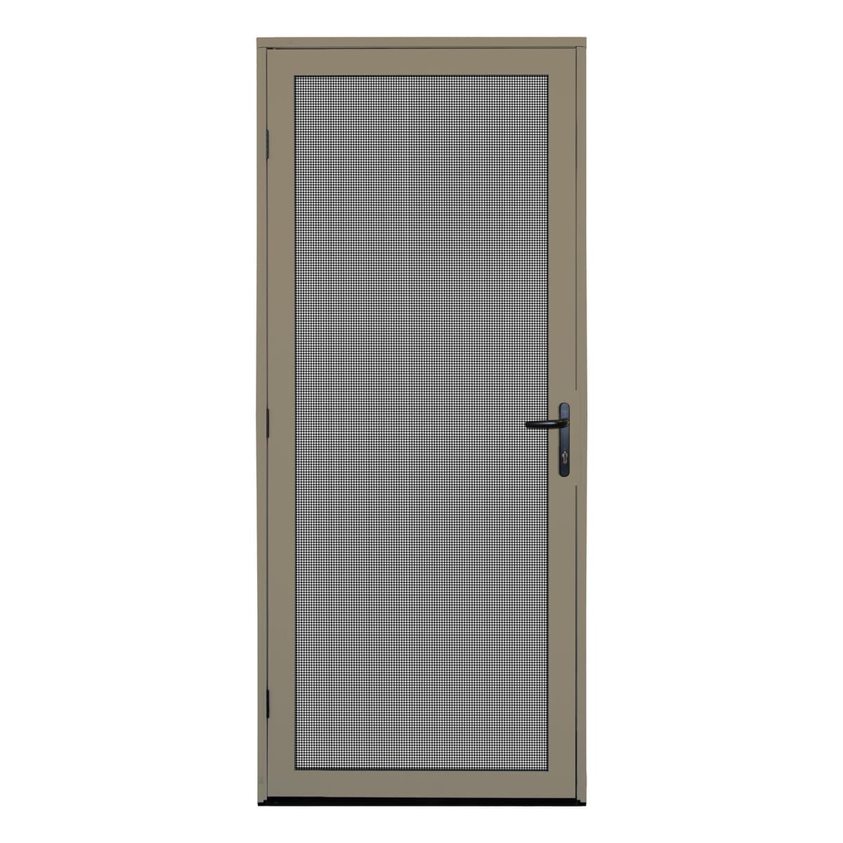 Titan 32x80 Meshtec Puerta Mosquitero de Seguridad Full View, Marco de Montaje Superficial, Sistema de 3 Puntos, Desert Sand 5V0002DL0DS00B