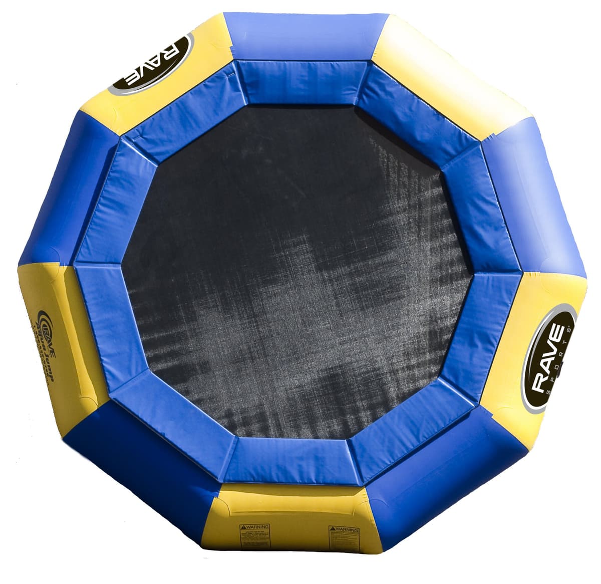 RAVE Sports Aqua Jump Eclipse Water Trampoline 15 ft Azul/Amarillo 00150