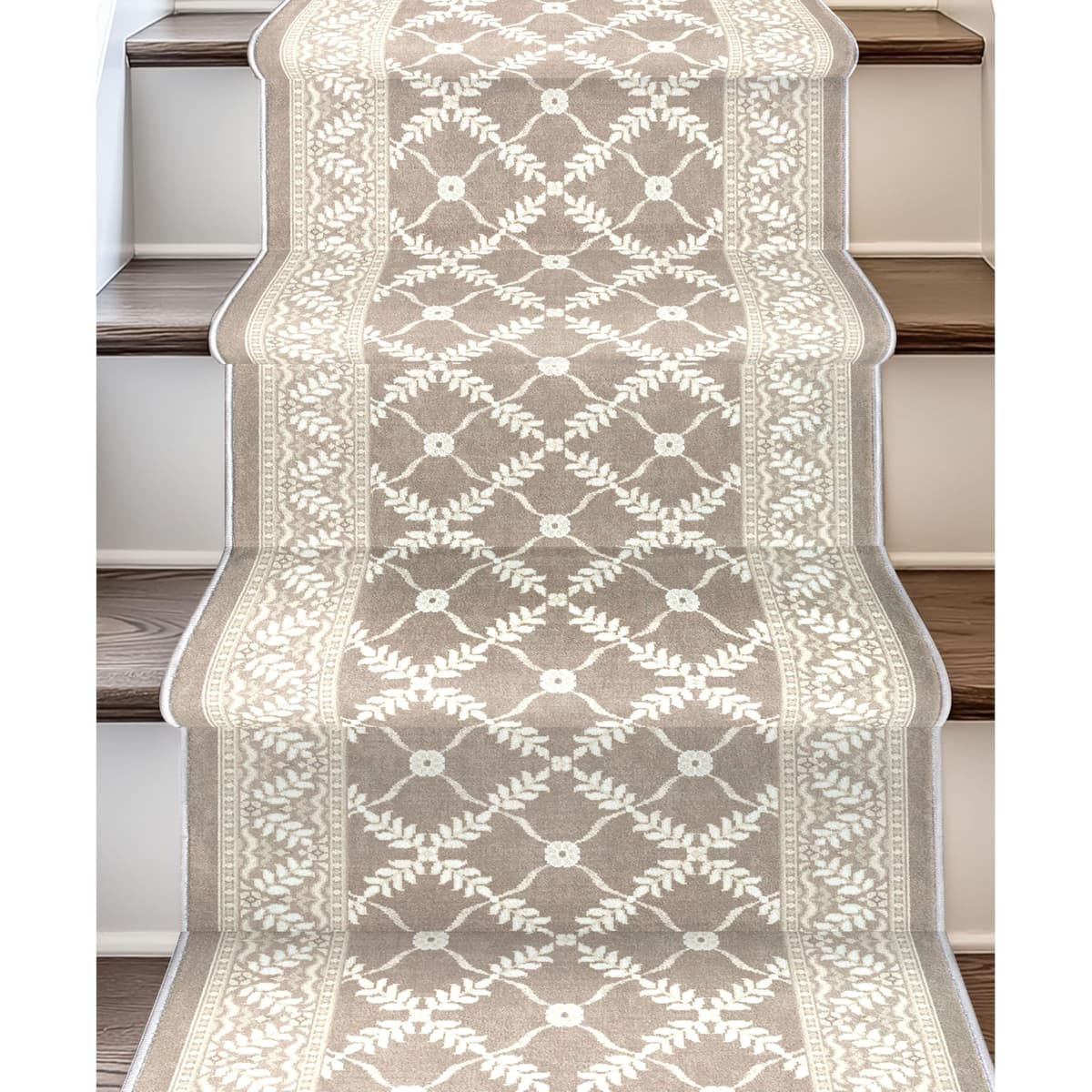 Well Woven Apollo Regency Lattice Desert Drift - Runner personalizable 27" x 34' W-AP-81A-R-34