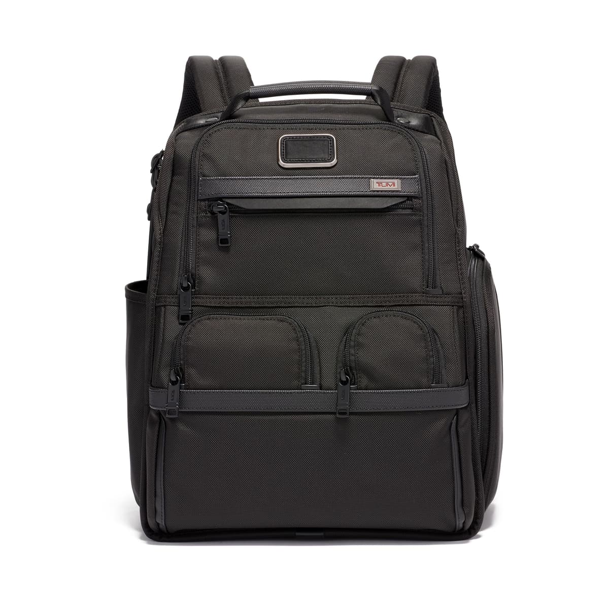 TUMI - Mochila maletín compacta Alpha para laptop - Mochila de viaje para laptop para negocios Tracer - Nylon balístico - Negro 0742315476759