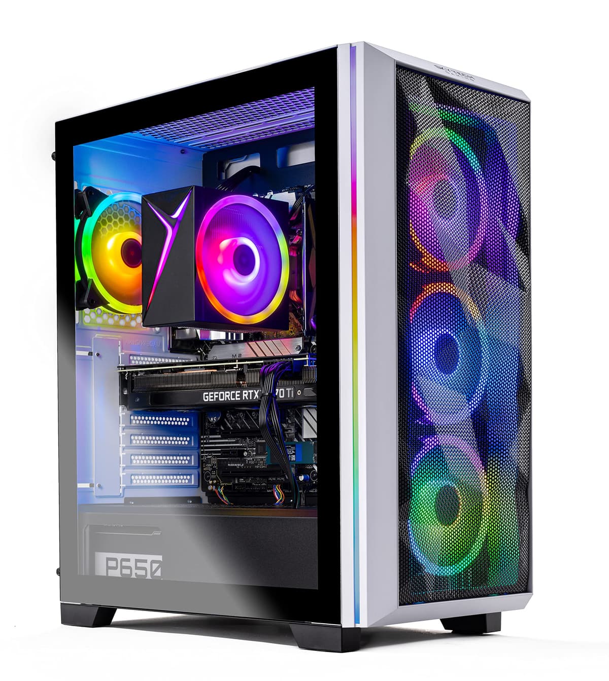 Skytech Chronos ST-CHRONOS-0638-W-AM - Ryzen 7 5700X, RTX 4070 Ti, 1TB NVMe