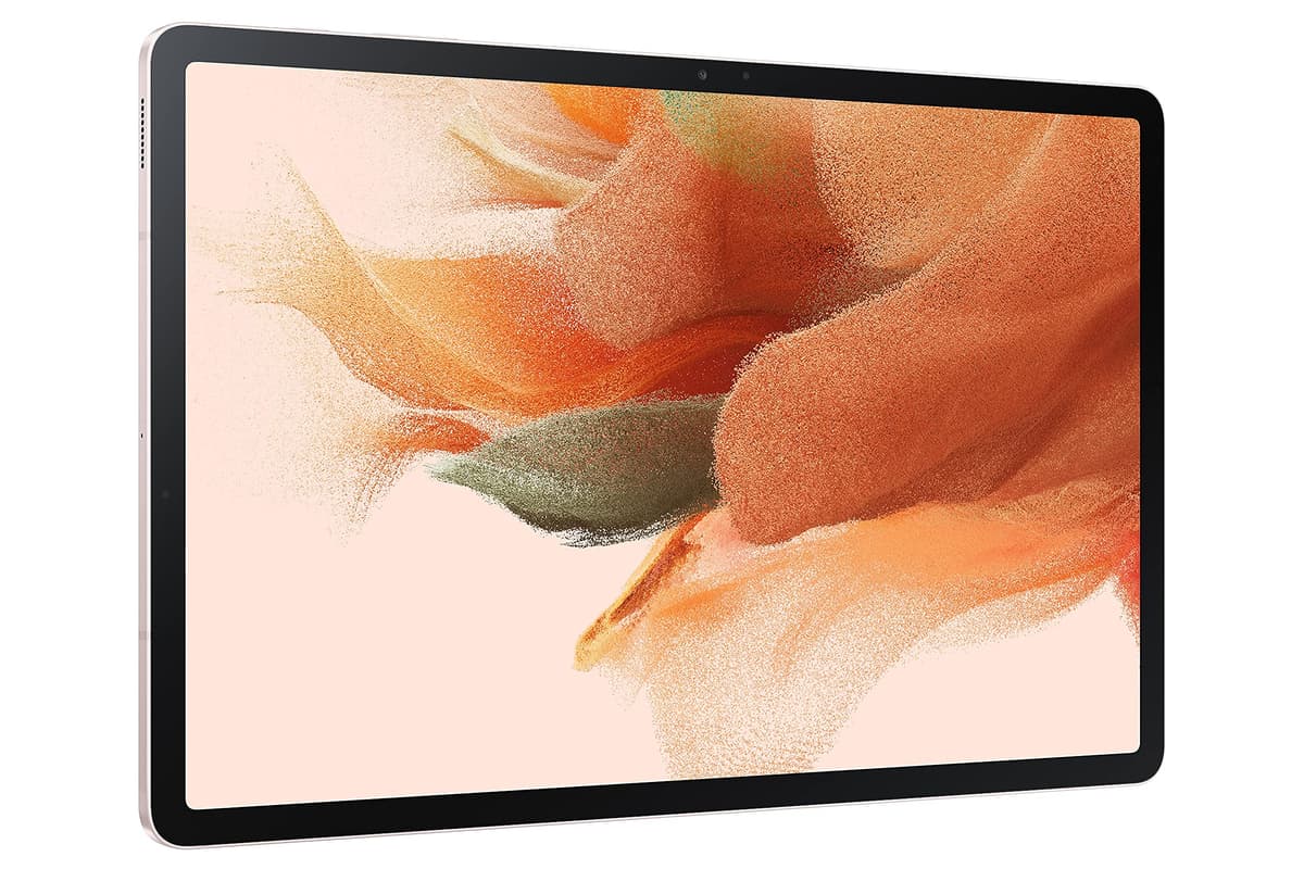 SAMSUNG Galaxy Tab S7 FE 12.4" 256GB WiFi Tableta Android, Pantalla Grande, S Pen Incluido, Conectividad Multi Dispositivo, Batería de Larga Duración, Versión EE. UU., 2021, Mystic Pink SM-T733NLIFXAR
