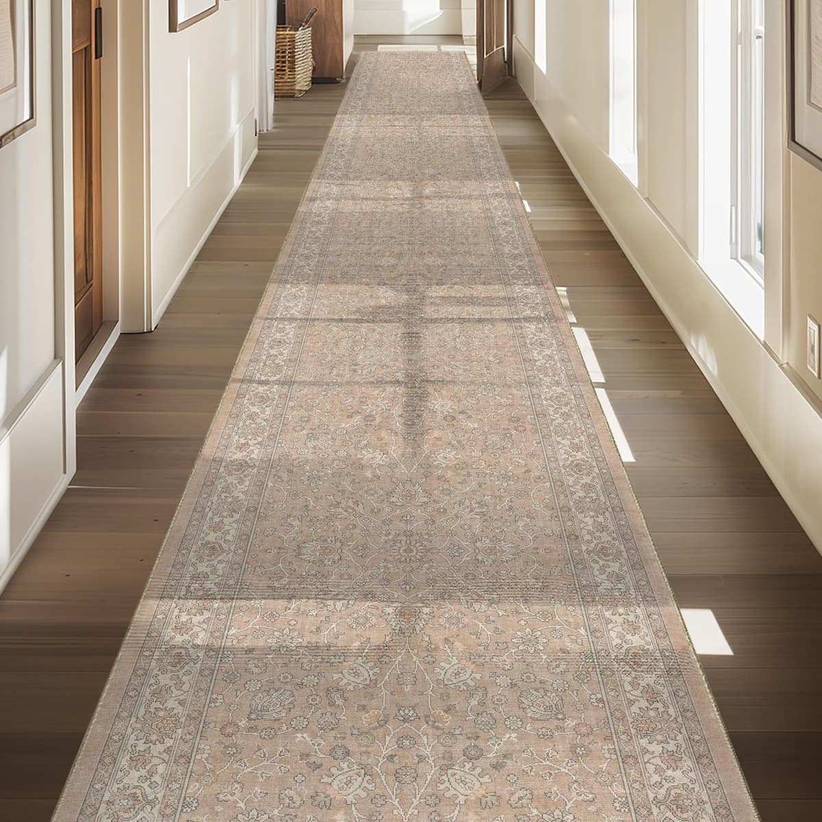 Well Woven Asha Rome Beige Cream Runner 26" x 41' W-AS-22C-R-41