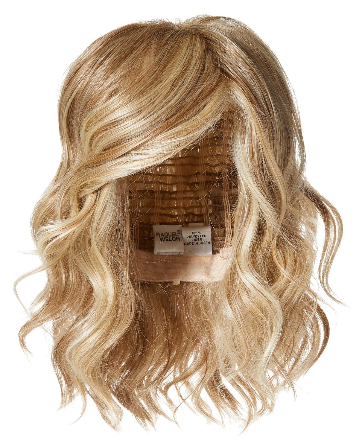 Hair u wear Raquel Welch Layered Shoulder Length Bob Wig, Large Cap, RL16/88 Pale Golden Honey
