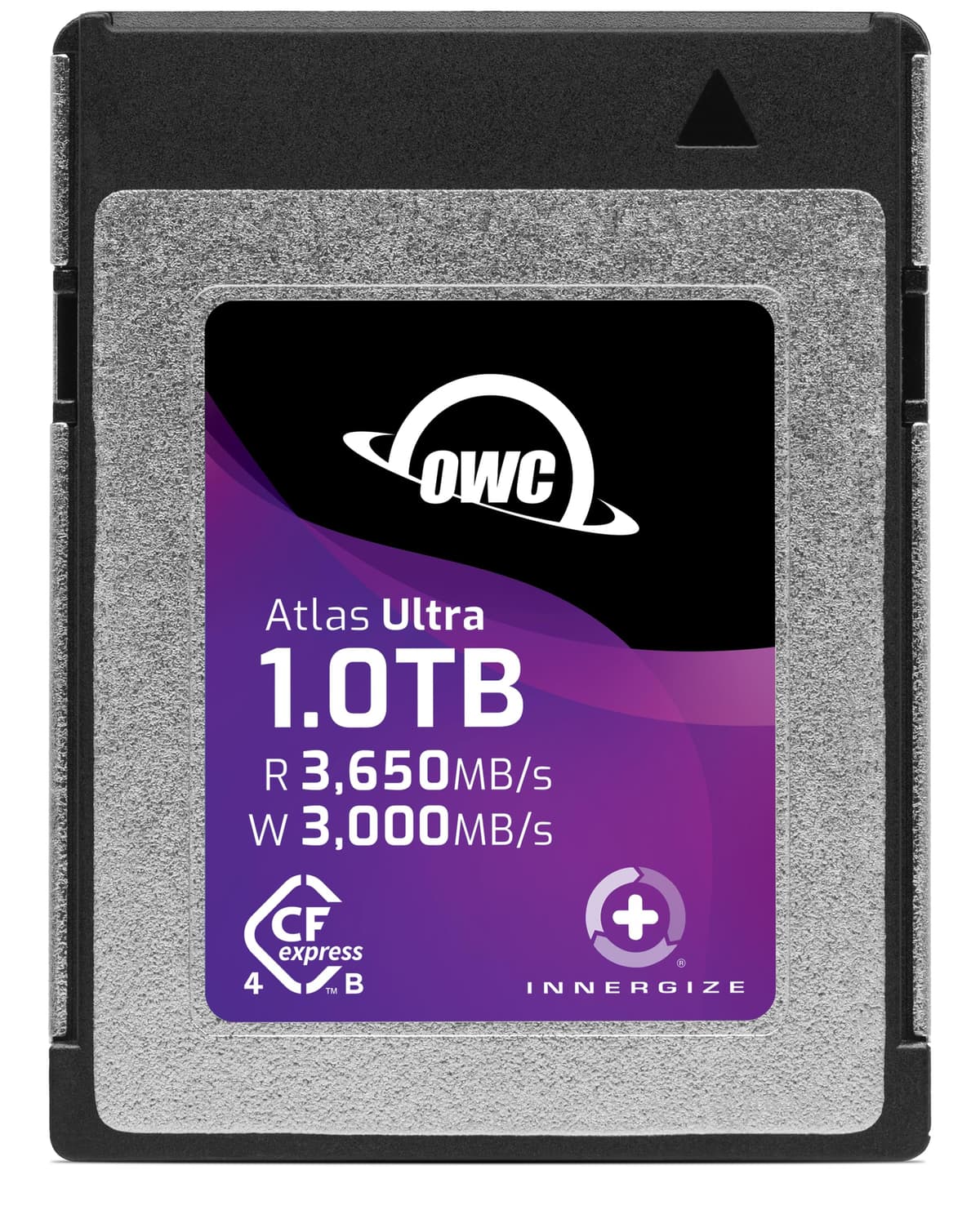 OWC Atlas Ultra 1.0TB Tarjeta de Memoria CFexpress 4.0 Tipo B de Alto Rendimiento, hasta 3650 MB/s de Lectura, para Video y Fotografía Profesional OWCCFXB4U01000