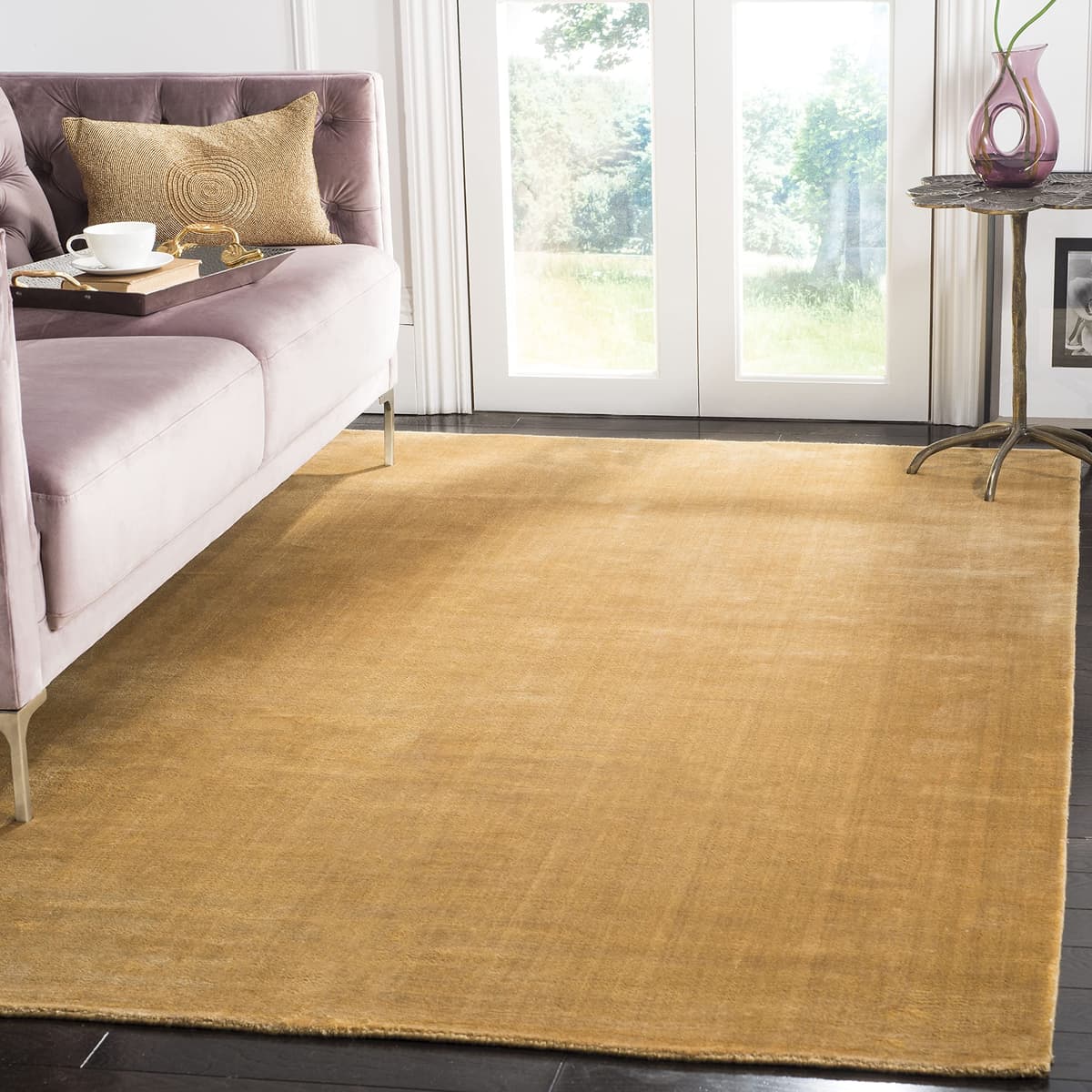 SAFAVIEH Mirage Collection Area Rug 5' x 8' Old Gold MIR344G-5