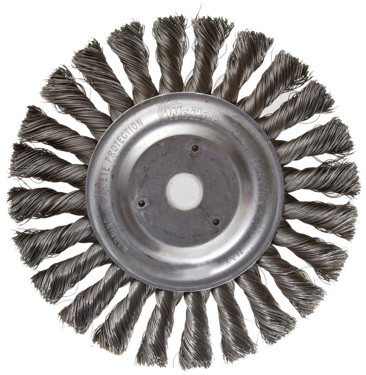 Weiler 08085 6" Standard Twist Knot Wire Wheel Brush Pack of 10