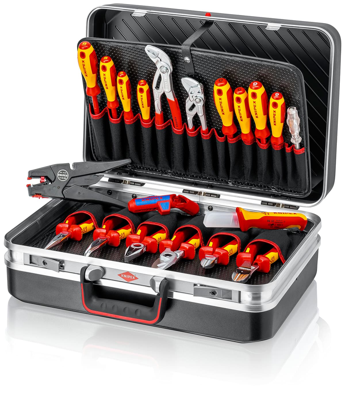 Knipex Vision24 maletín eléctrico para 20 herramientas, 24 L, 480 x 380 x 180 mm KN002120