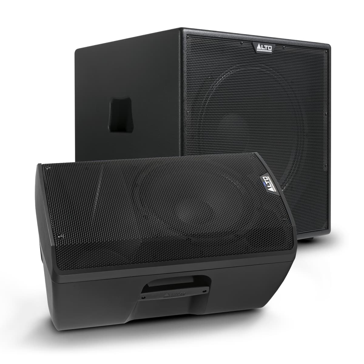 ALTO TX415 y TX18S Bundle: Bocina Potenciada y Subwoofer para PA