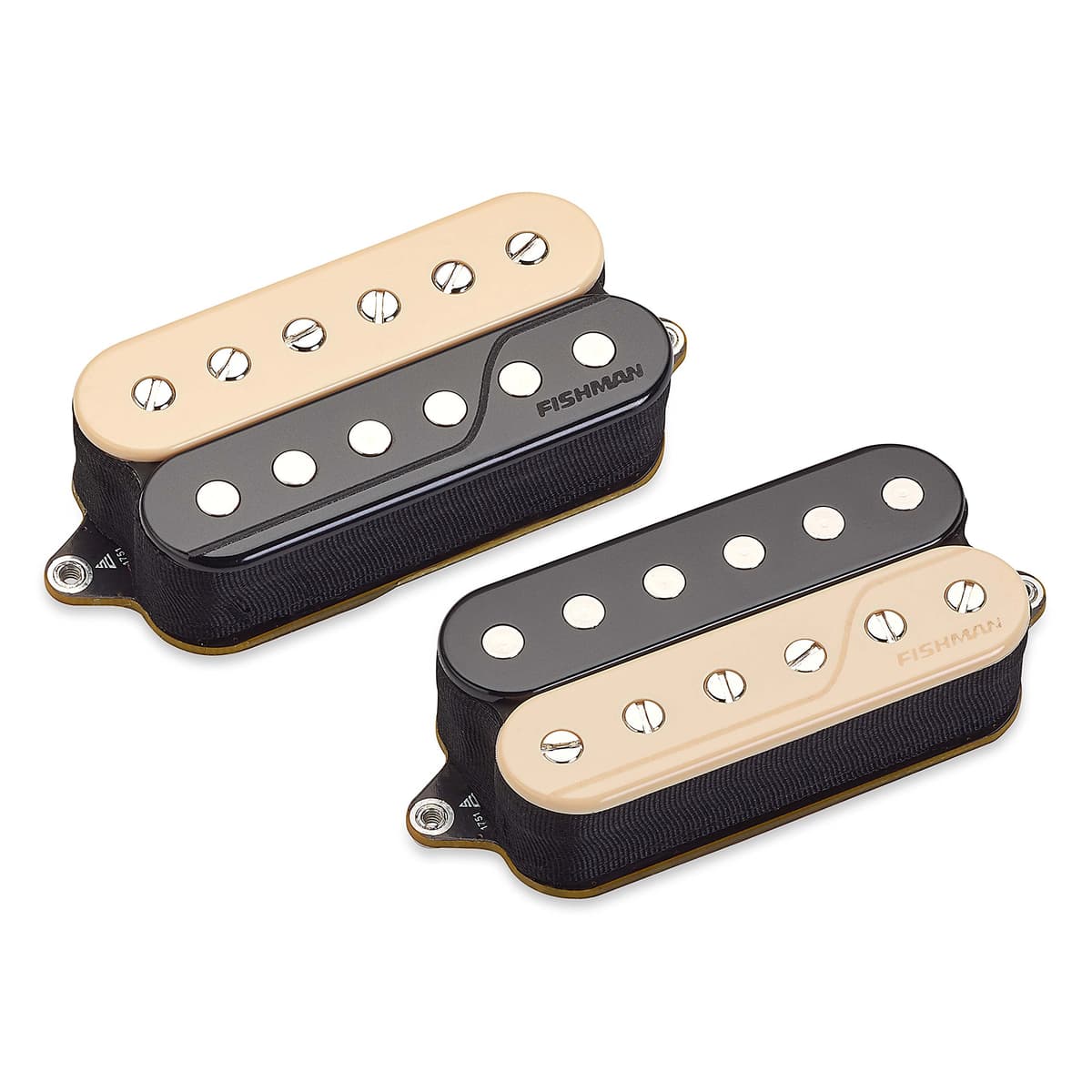 Pastilla Fishman Fluence Classic Humbucker Open Core - Juego Zebra PRF-COC-SZ2