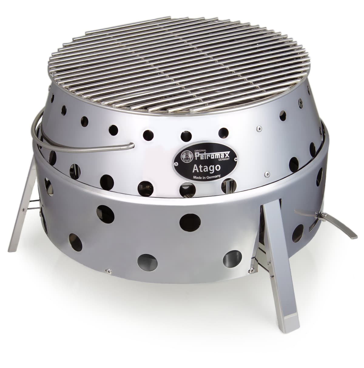 Petromax Atago 12512 Parrilla de Camping Plegable Acero Inoxidable