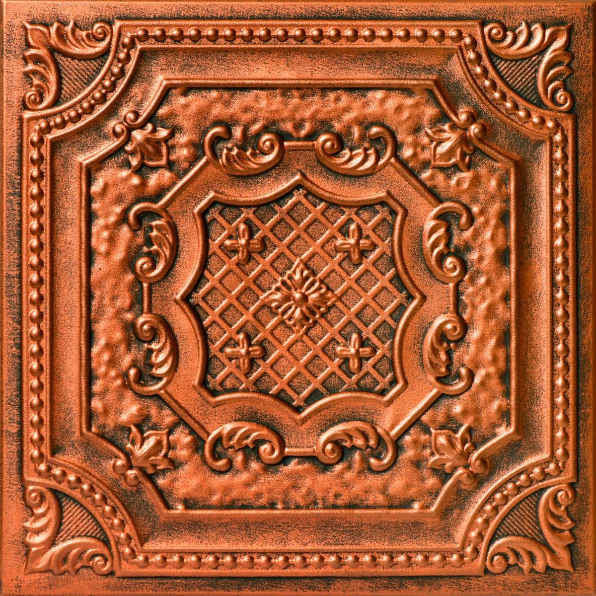 À LA MAISON CEILINGS R126 Bijou and Bee Adhesivo Espuma para Techo para Encolar Baldosas (384 sq. ft./Caja), Paquete de 144, Cobre Antiguo R126ac-144