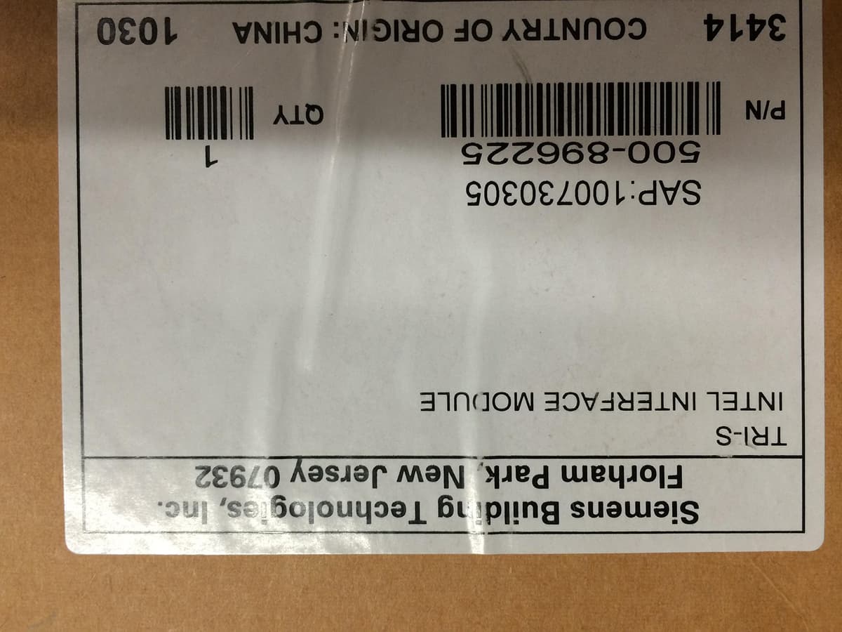 Siemens TRI-S Módulo de entrada único Relay/Monitoreo para paneles FACP