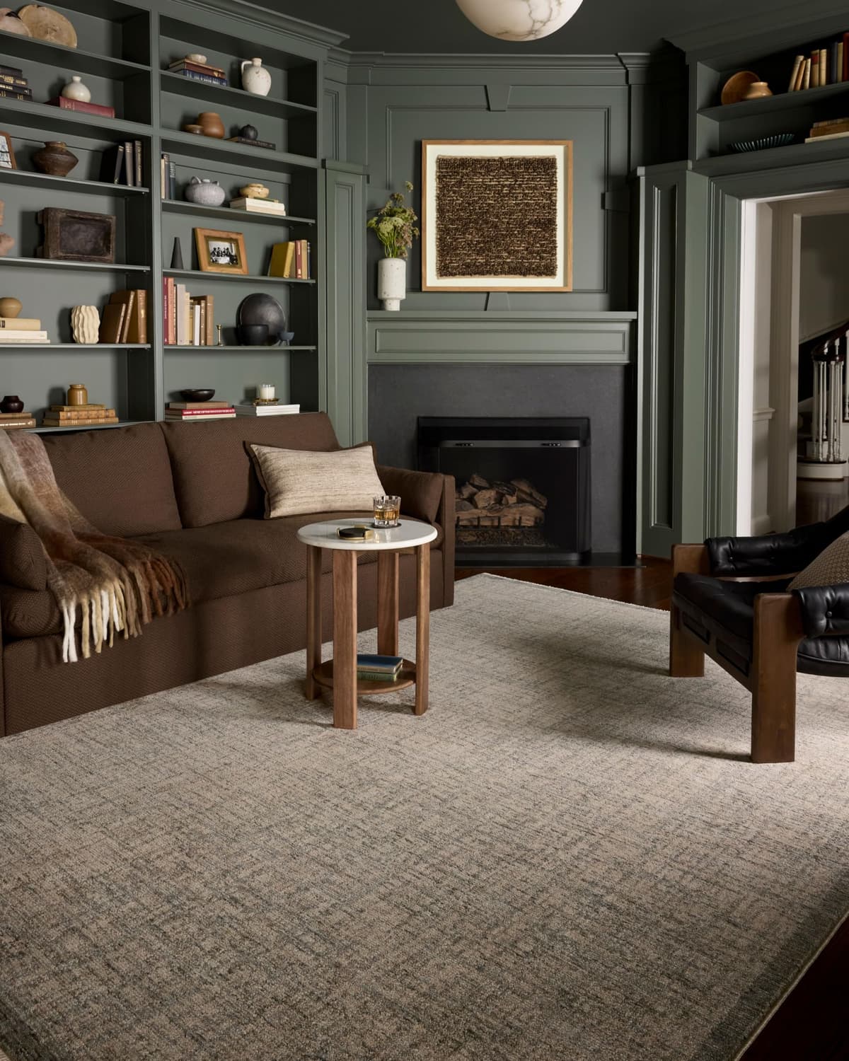 Loloi Winston Collection WIT-01 Denim/Bone 9'-6" x 13'-1" Rug WINTWIT-01DEBO96D1