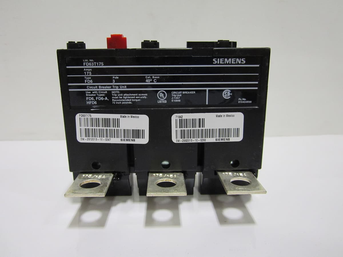 FD63T175 - Interruptor Siemens 3 polos 175A