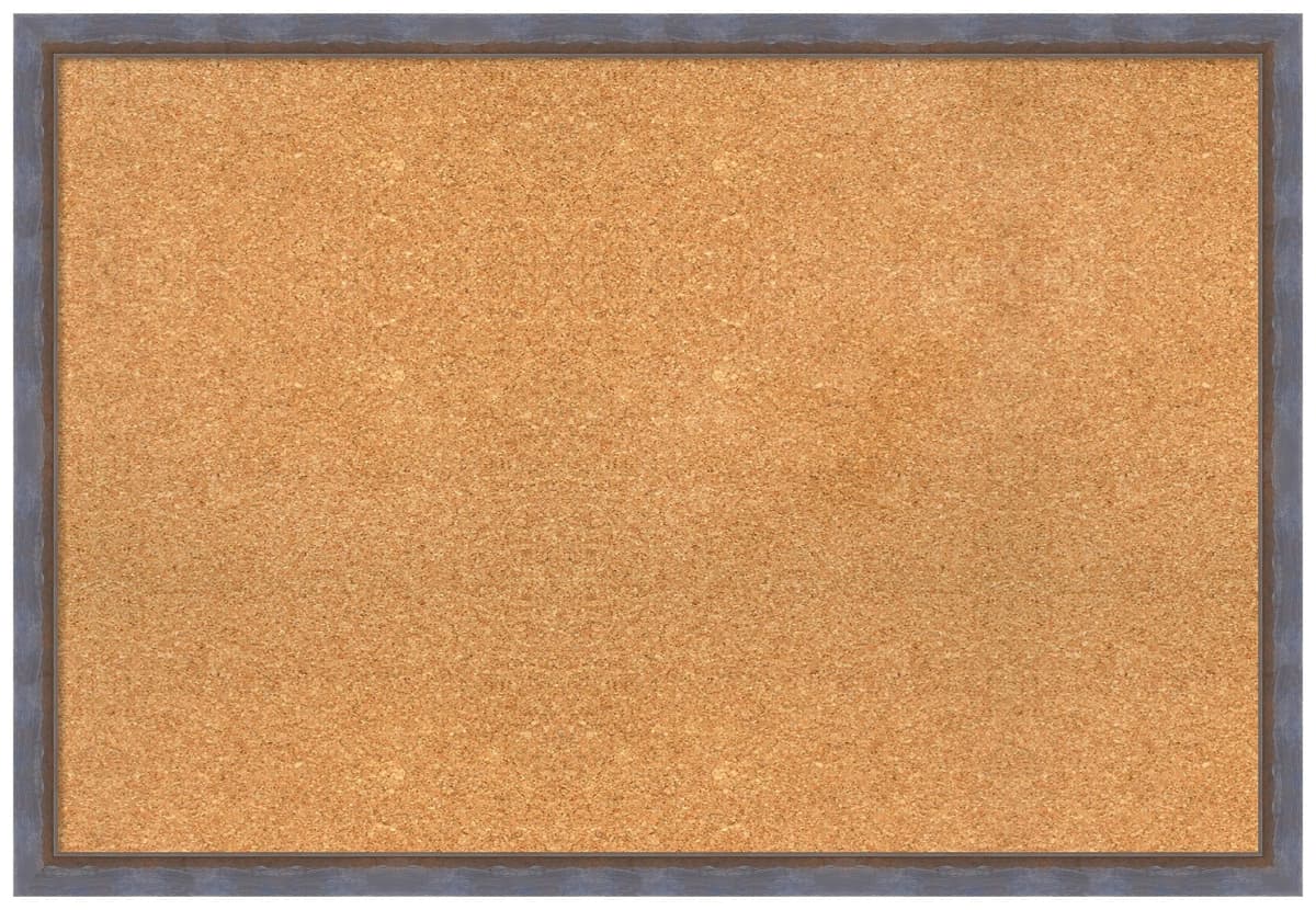 Amanti Art Corcho natural enmarcado 26x38 con marco Two Tone Blue Copper 28588280677