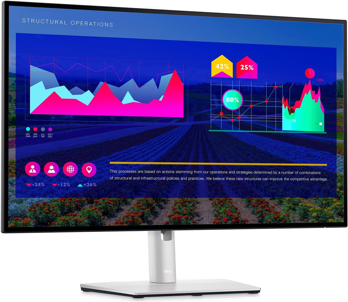 Dell UltraSharp U2722D 27" QHD Monitor 2560x1440 con ComfortView Plus e InfinityEdge