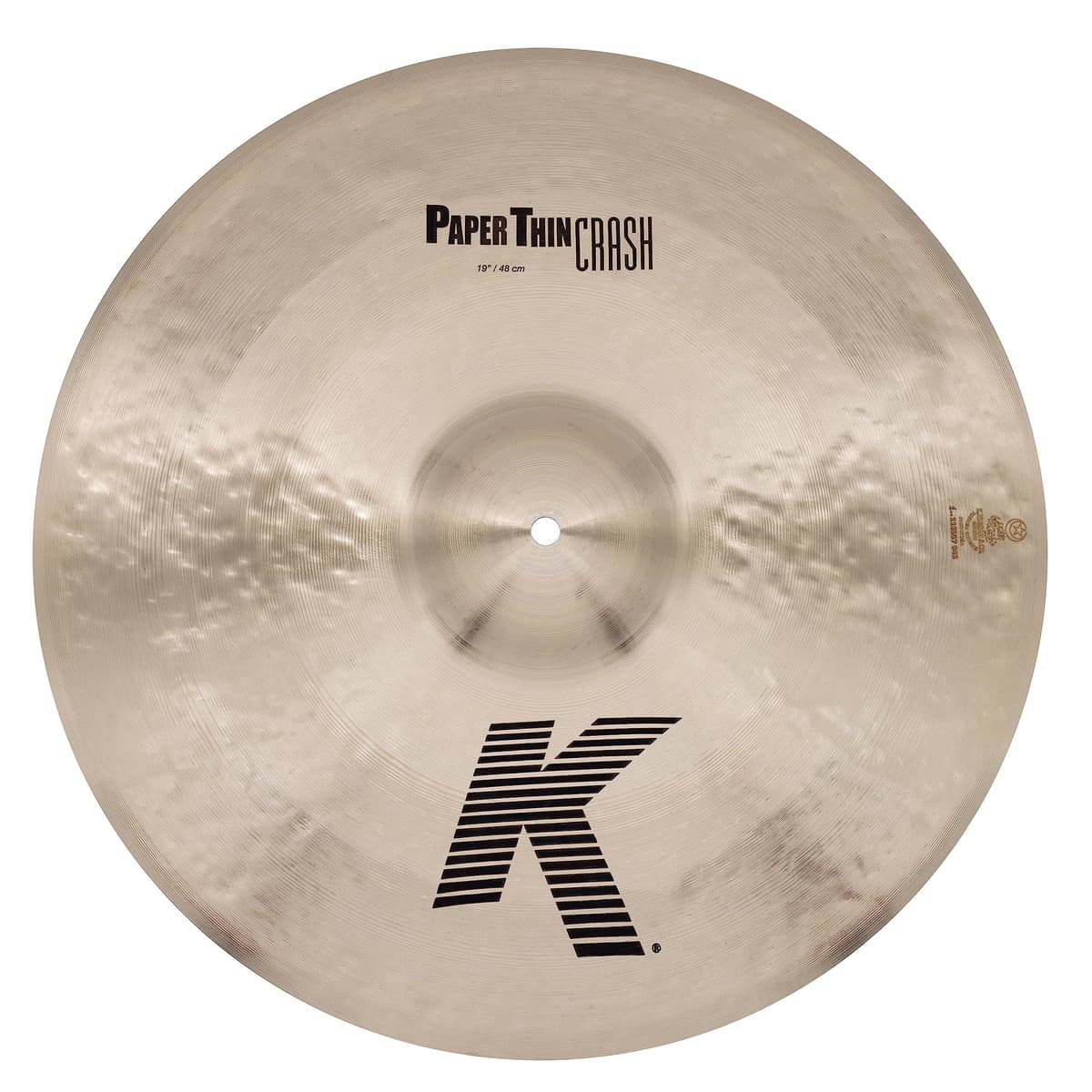 Avedis Zildjian Company K Crash Paper Thin - 19 pulgadas K2819